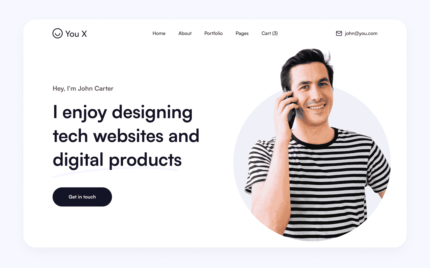 Personal website design service by SiteCroft - Portfolio and resume websites for professionals, freelancers and creative individuals